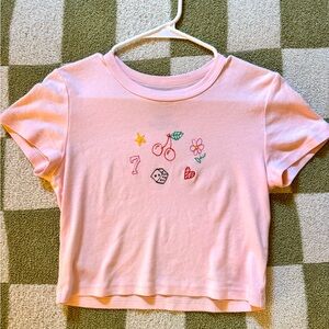 Pink baby tee XS PacSun